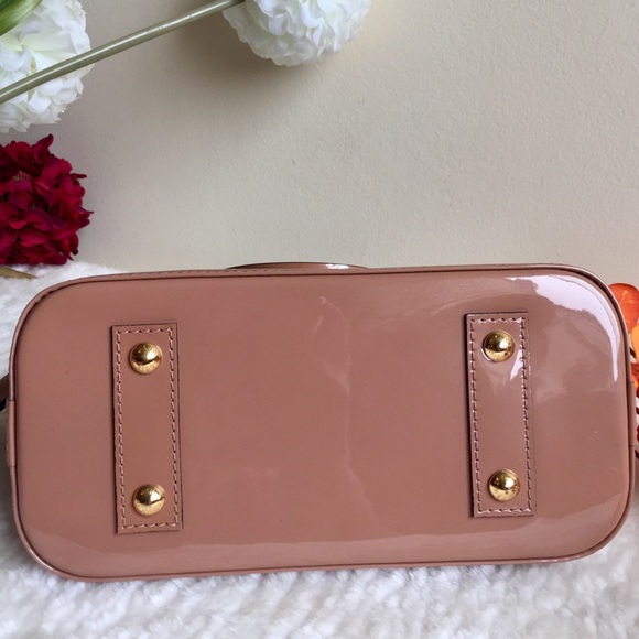 Louis Vuitton Rose Velours Vernis Alma BB - Picture 4 of 16
